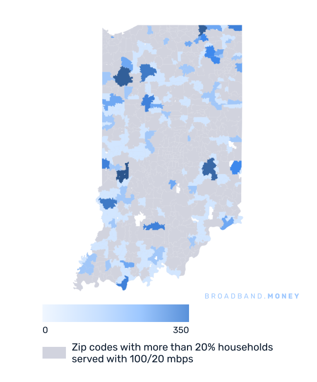Indiana broadband investment map business establishments in underserved areas