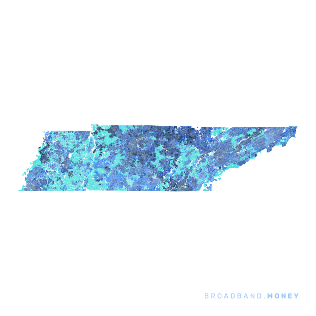 Tennessee broadband investment map ready strength rank
