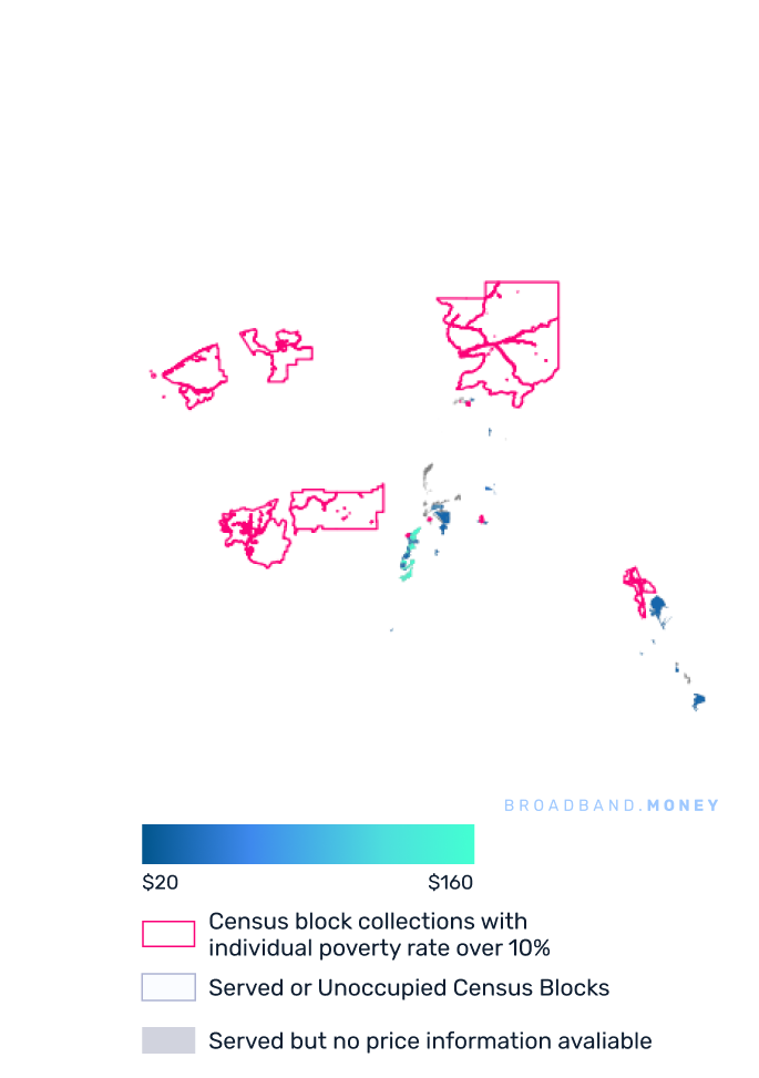 Alaska broadband investment map yield on cost
