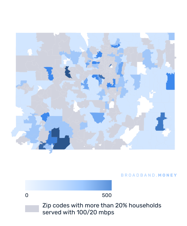 Colorado broadband investment map business establishments in underserved areas