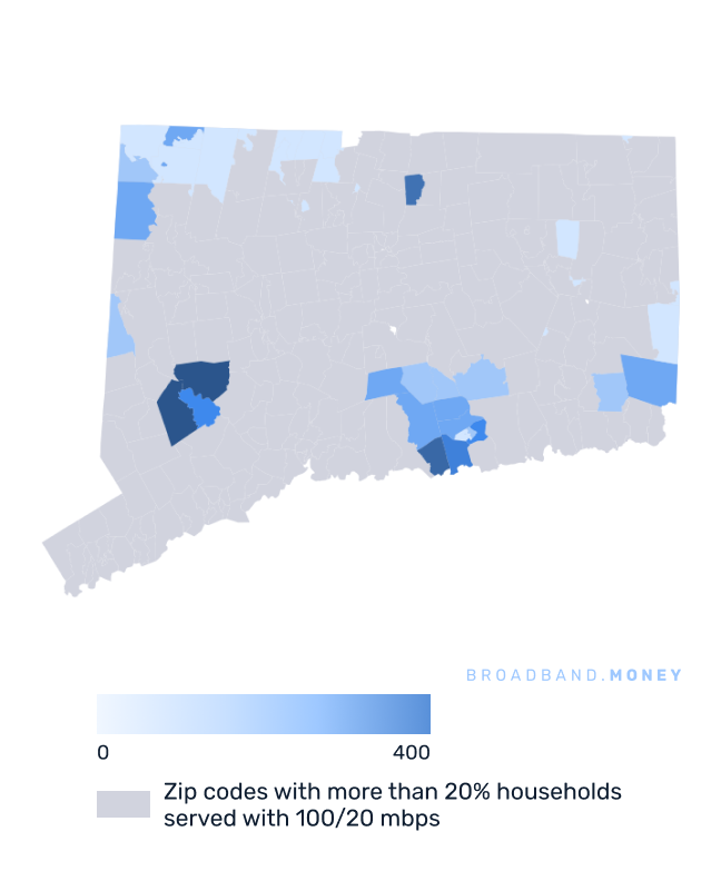 Connecticut broadband investment map business establishments in underserved areas