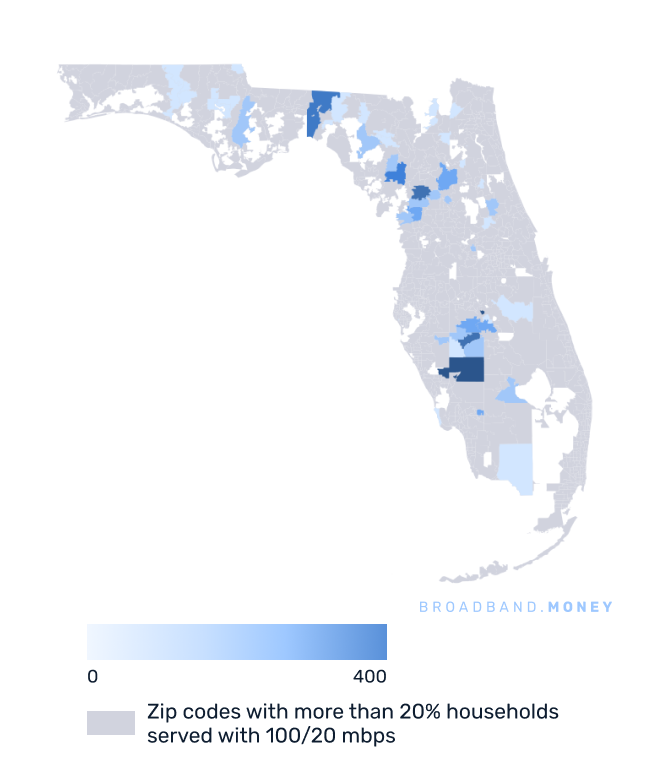 Florida broadband investment map business establishments in underserved areas
