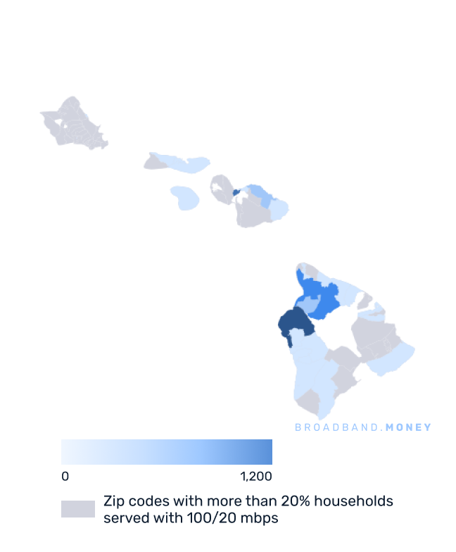 Hawaii broadband investment map business establishments in underserved areas