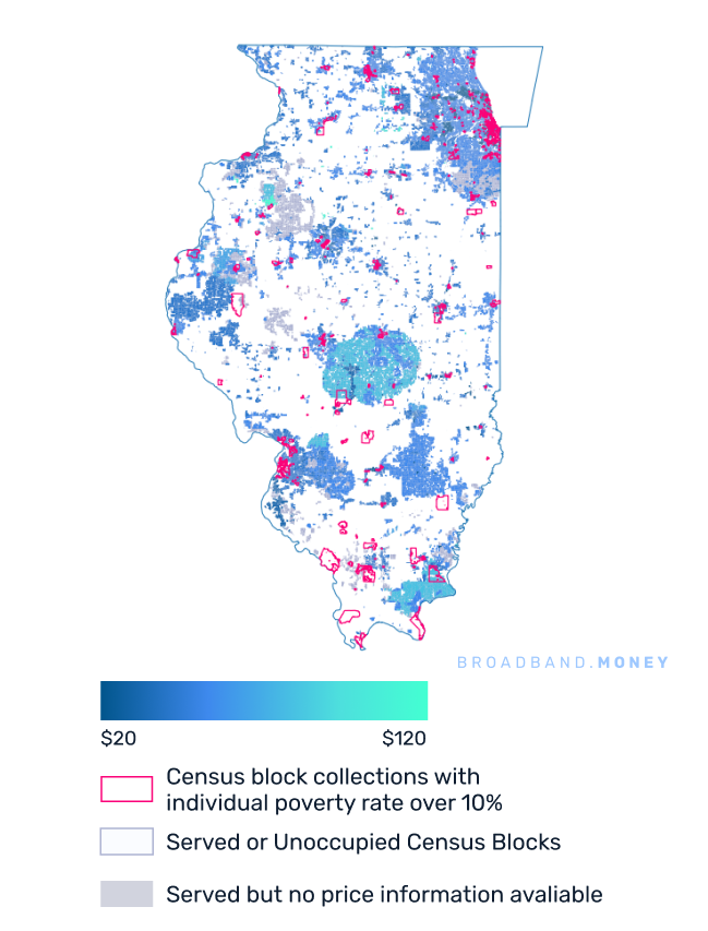 Illinois broadband investment map yield on cost