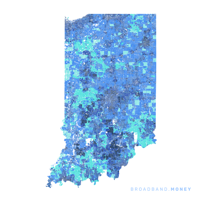 Indiana broadband investment map ready strength rank