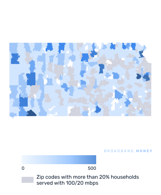 Kansas broadband investment map business establishments in underserved areas