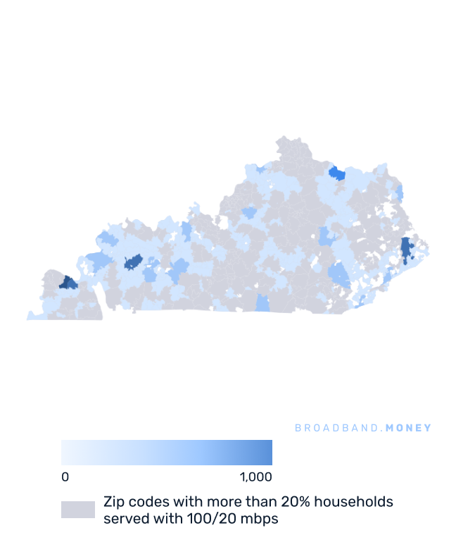 Kentucky broadband investment map business establishments in underserved areas