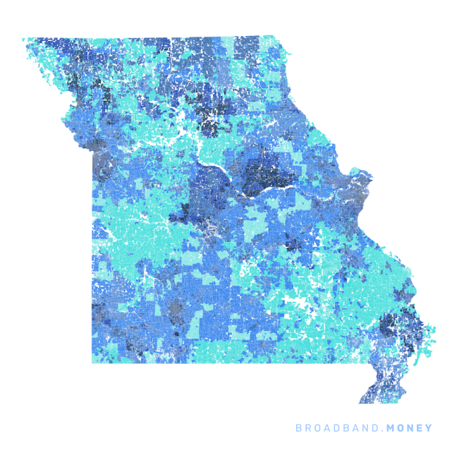 Missouri broadband investment map ready strength rank