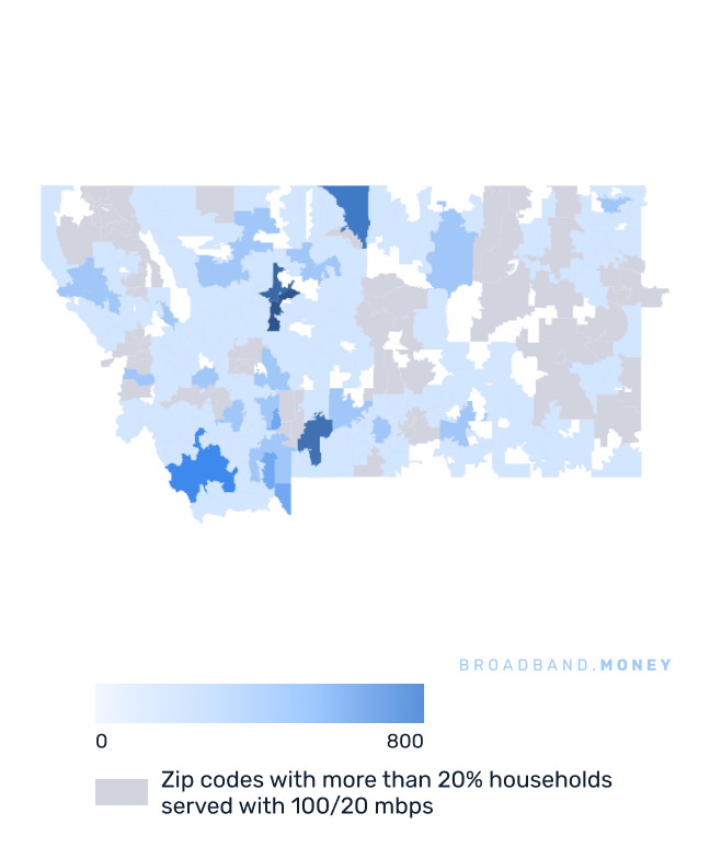 Montana broadband investment map business establishments in underserved areas
