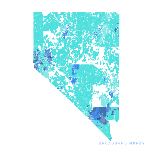 Nevada broadband investment map ready strength rank