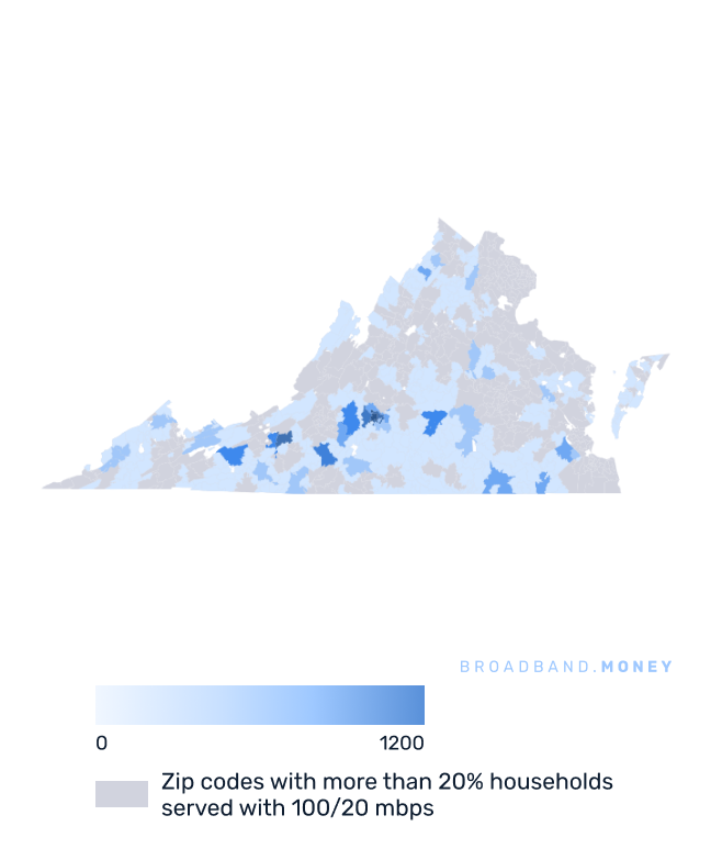 Virginia broadband investment map business establishments in underserved areas