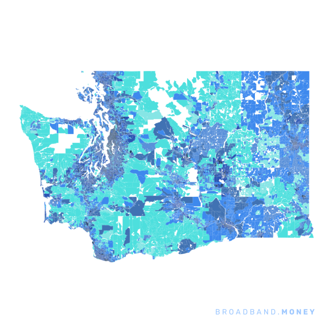 Washington broadband investment map ready strength rank